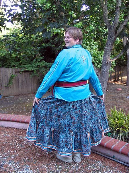 Diana's navajo skirt