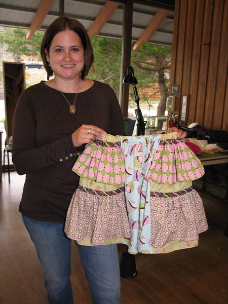 Carie's daughter's skirt