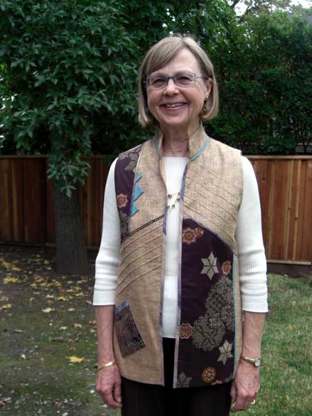 Barb made this vest on her sewing retreat