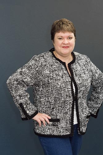 Couture jacket created in Jane Foster's Design Studio