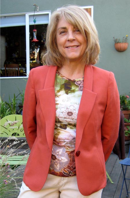 Lark's jacket made with Burda sewing pattern