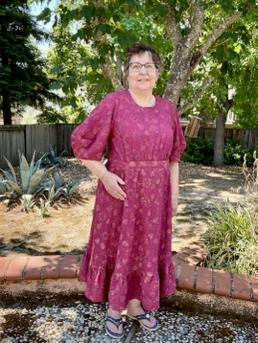 Fran wearing her Style Arc Trinnie dress